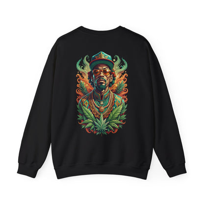 Reggae Lion — Rasta Portrait Graphic Sweatshirt