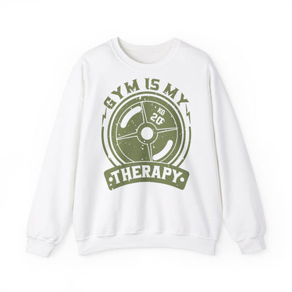 Gym Is My Therapy Unisex Heavy Blend™ Crewneck Sweatshirt