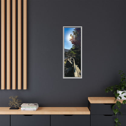 Glanteenassig Trail Matte Canvas, Framed (Multi-color)