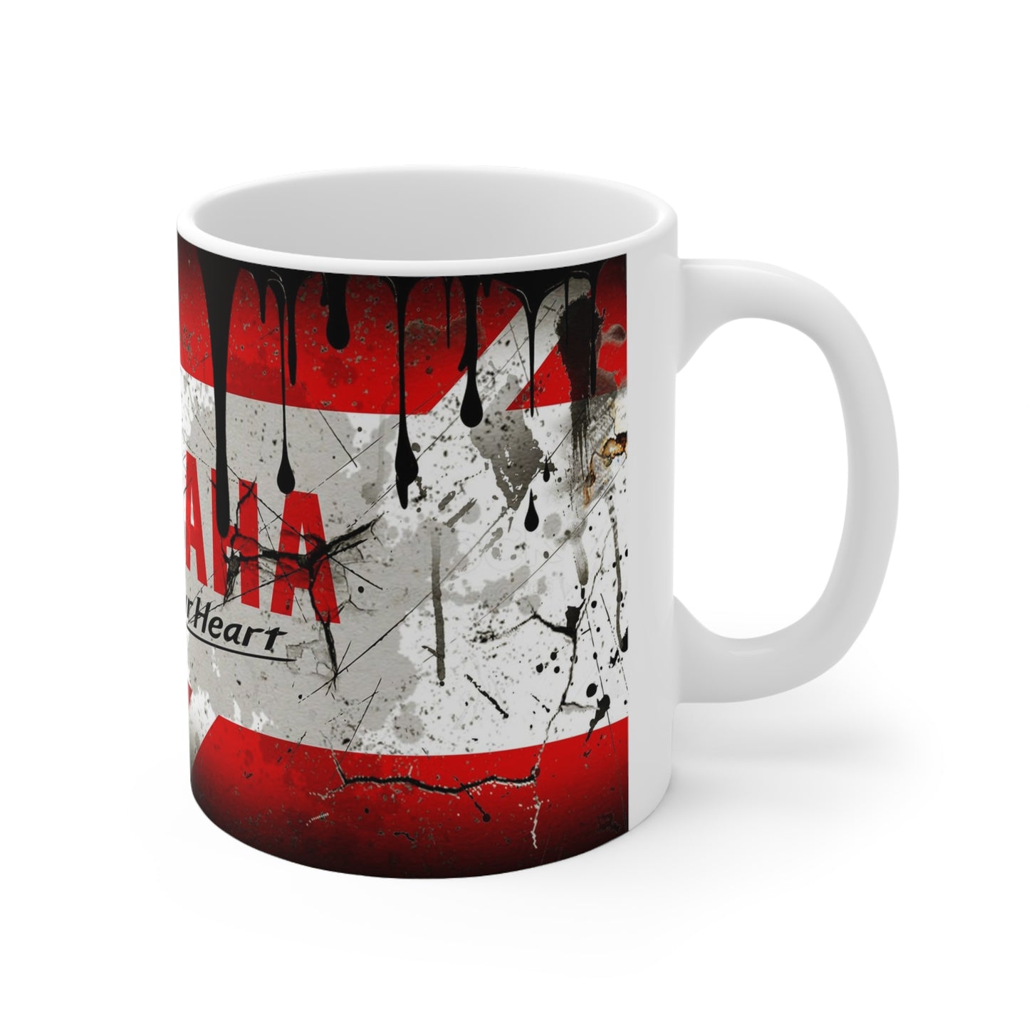 Yamaha Racing Ceramic Coffee Mug - 11oz & 15oz - Rev Your Heart Design
