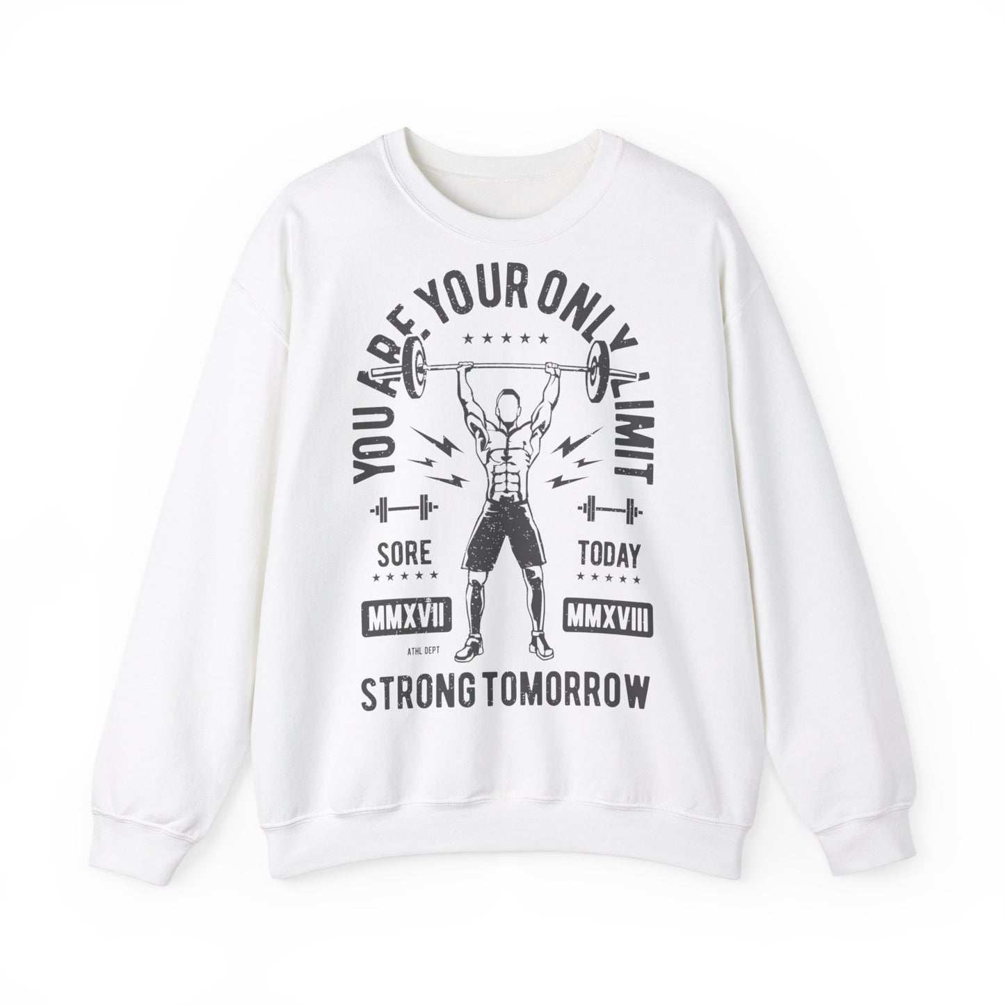 Motivational Fitness Sweatshirt - 'You Are Your Only Limit'