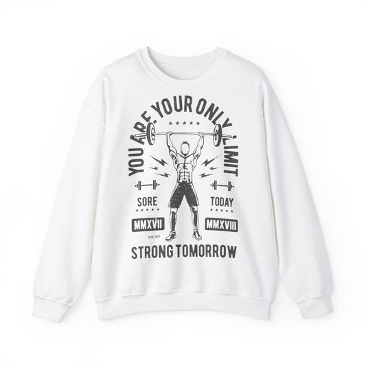 Motivational Fitness Sweatshirt - 'You Are Your Only Limit'