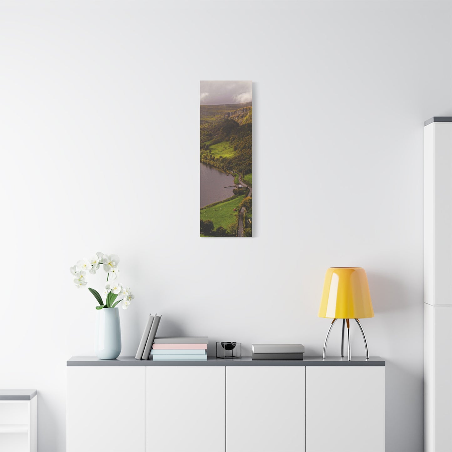 Sruth in Aghadh an Aird or The devil's Chimney Matte Canvas, Stretched, 1.25"