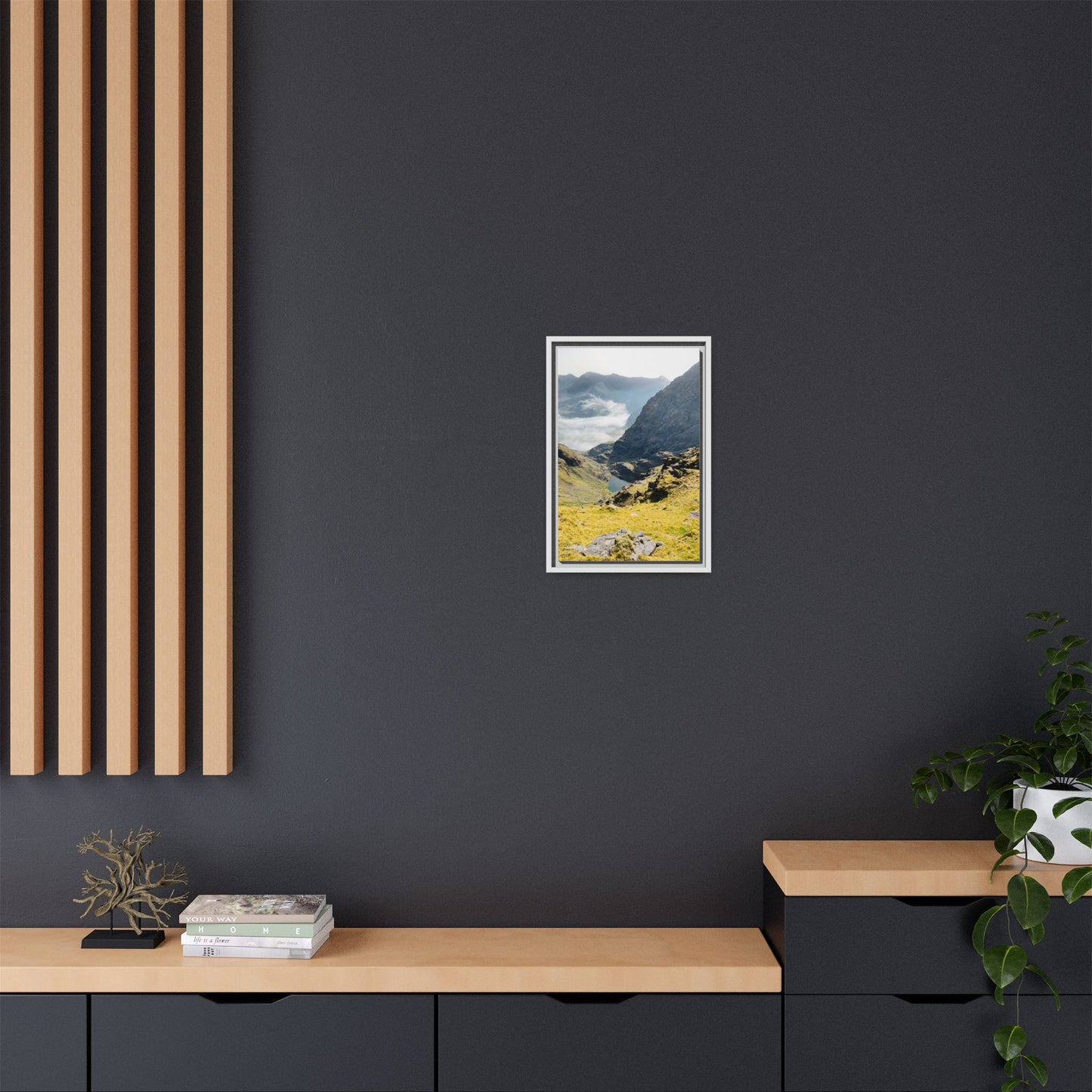 Kerry Mount Matte Canvas, Framed (Multi-color)