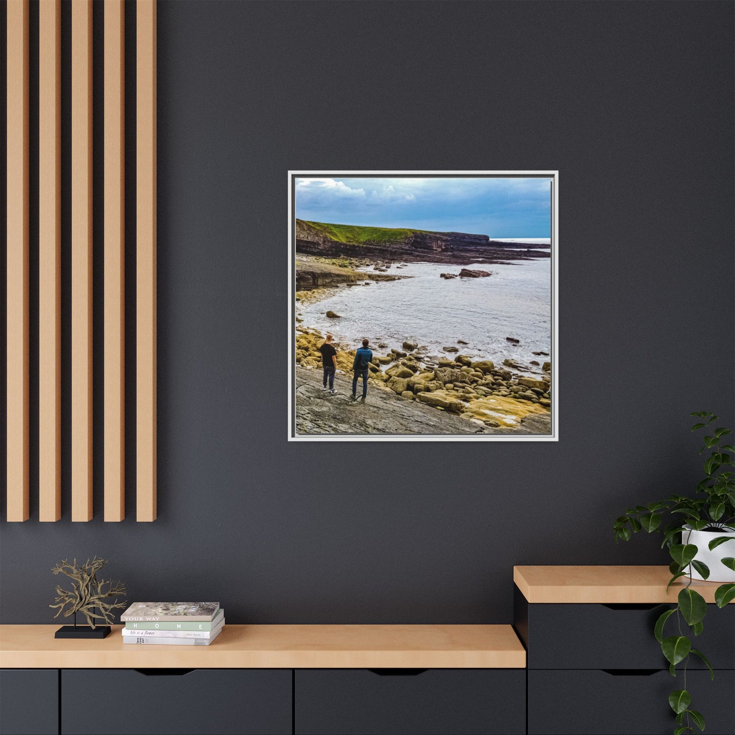 Sligo County Matte Canvas, Framed (Multi-color)