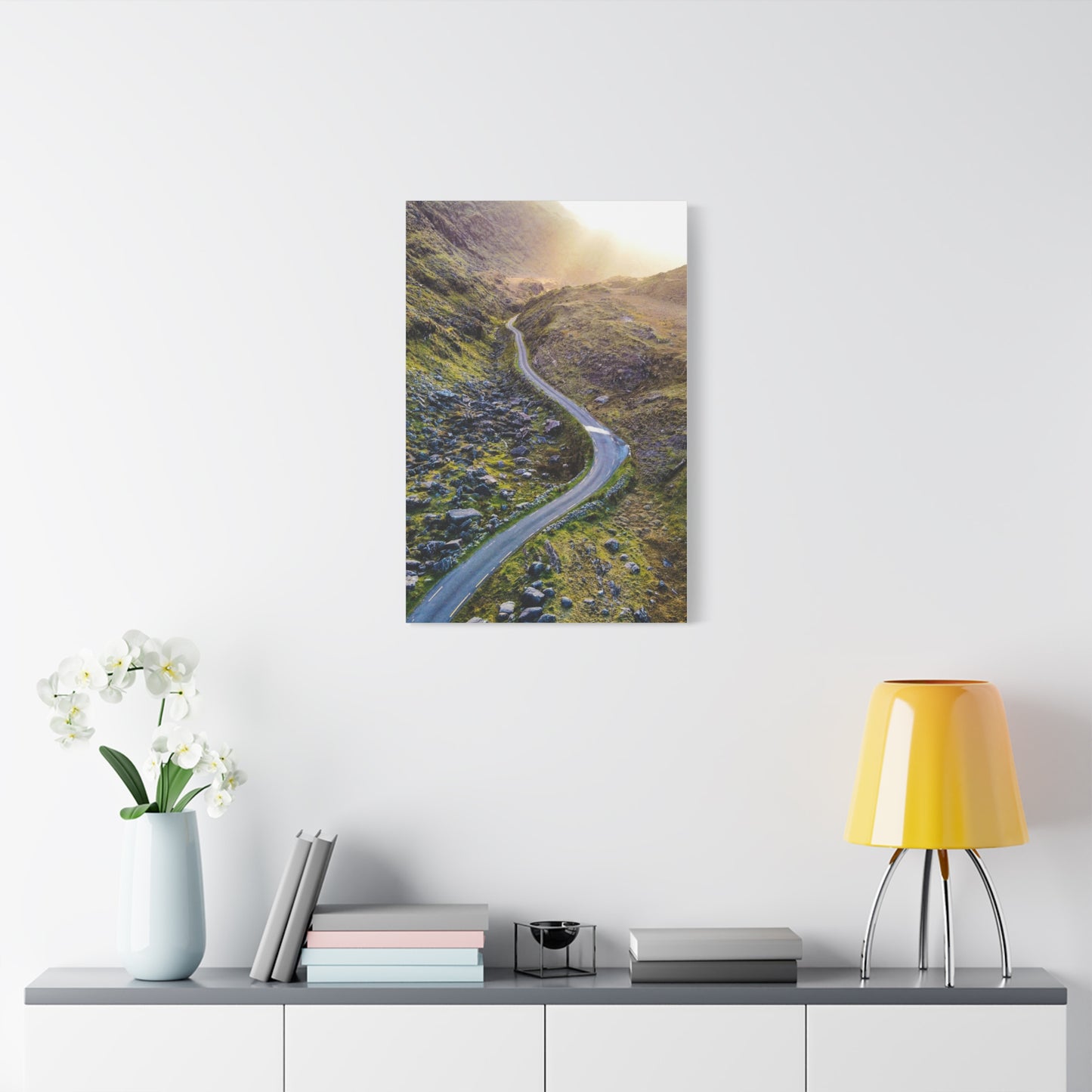 Valley Road Matte Canvas, Stretched, 1.25"