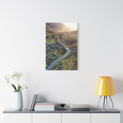 Valley Road Matte Canvas, Stretched, 1.25"