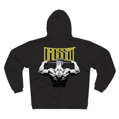 CrossFit Unisex Hooded Zip Sweatshirt - Perfect for Fitness Enthusiasts