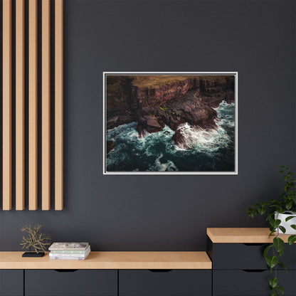 Kerry Head Matte Canvas, Framed (Multi-color)