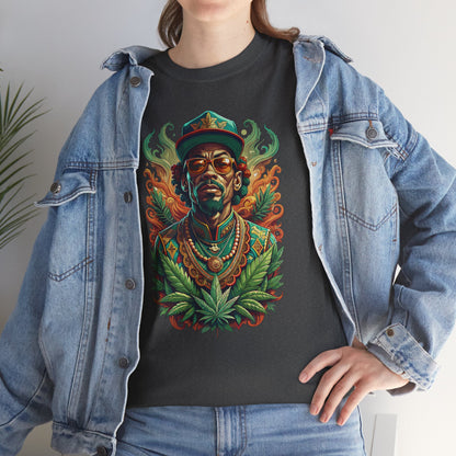 Reggae Lion Tee — Rasta Portrait Graphic T-Shirt