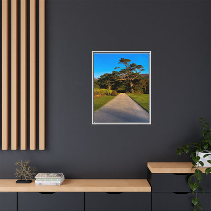 Muckross House Garden Matte Canvas, Framed (Multi-color)