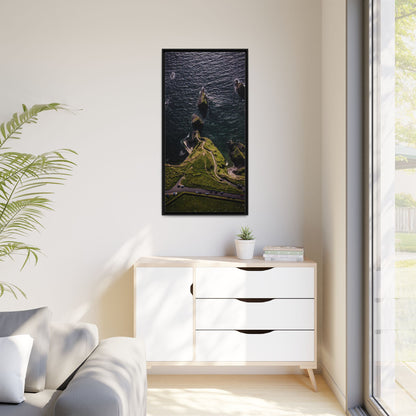 Dunquin Pier Matte Canvas, Framed (Multi-color)