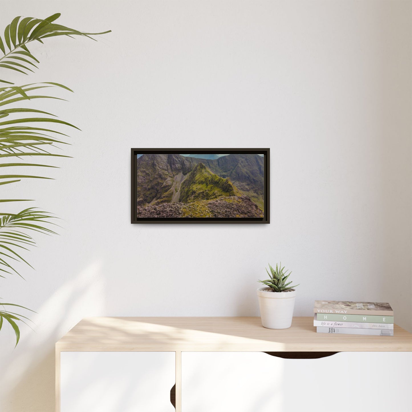 Halfway to Carrauntoohil Matte Canvas, Framed (Multi-color)