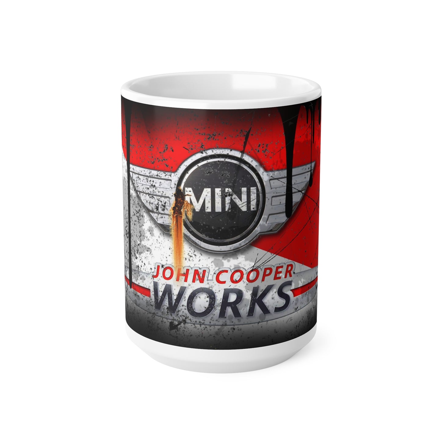John Cooper Works MINI Ceramic Coffee Mug - 11oz & 15oz - Perfect for Car Enthusiasts