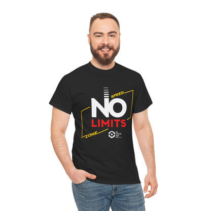 Unisex Heavy Cotton Tee - No Limits Speed Zone Tee