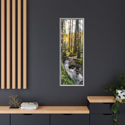 Glanageenty Forest Trail 2 Matte Canvas, Framed (Multi-color)