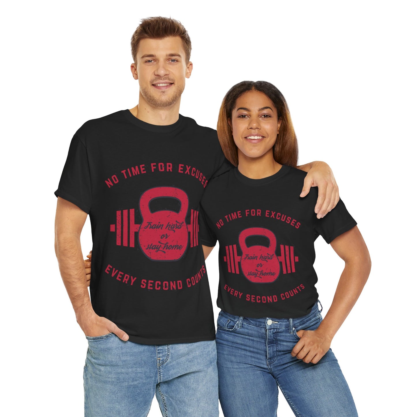 No Time For Excuse Unisex Heavy Cotton Tee