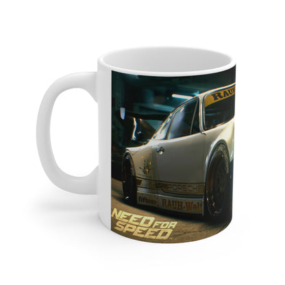 Racing-Themed Ceramic Coffee Cups – 11oz & 15oz – Perfect for Car Enthusiasts, Gamers, and Gift Giving