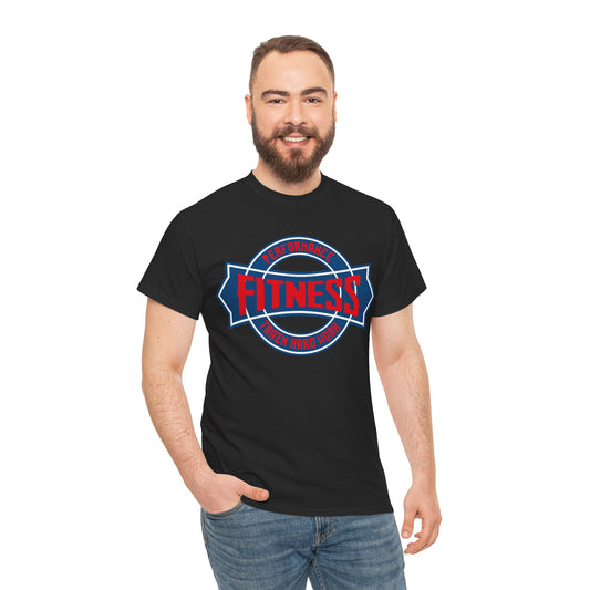 Fitness Performance Unisex Heavy Cotton Tee Black