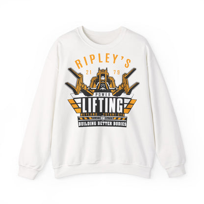 Ripley's Power Lifting Unisex Heavy Blend™ Crewneck Sweatshirt - Building Better Bodies White