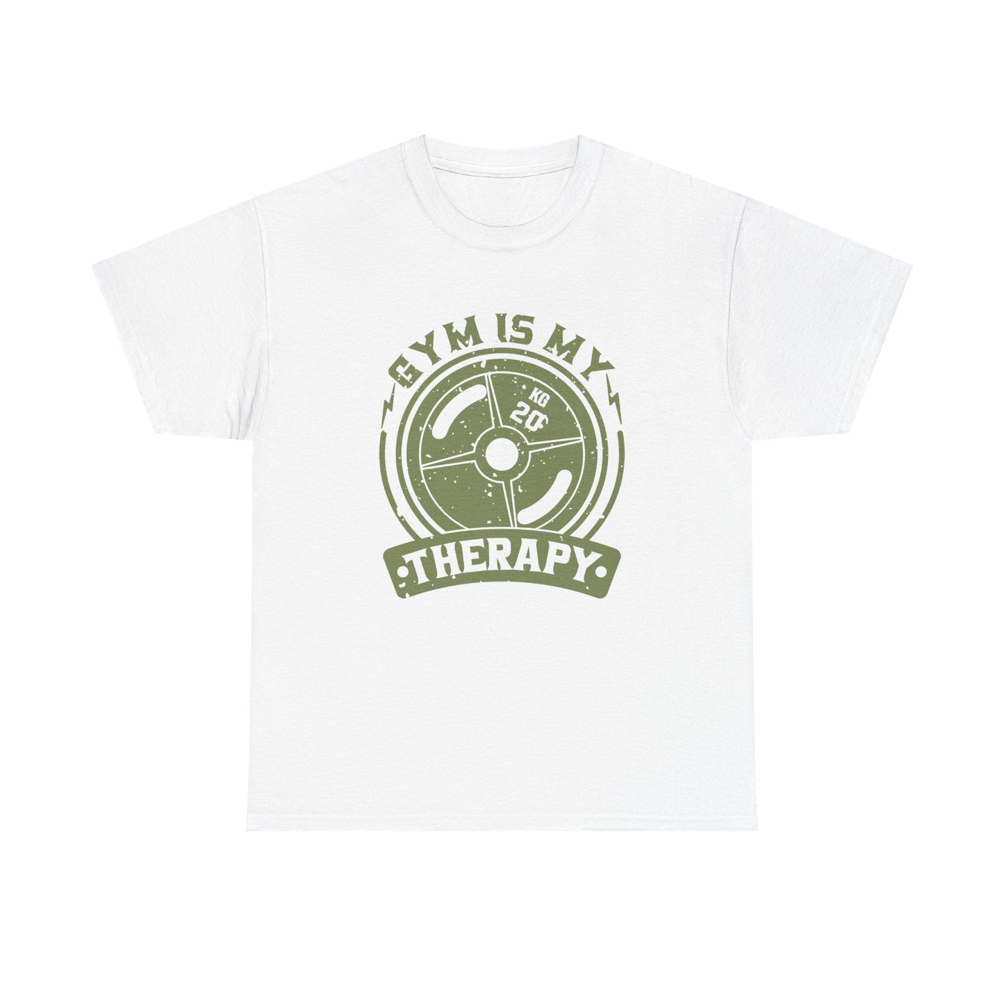 Gym Is My Therapy New Edition Heavy Cotton Tee