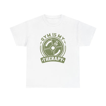 Gym Is My Therapy New Edition Heavy Cotton Tee