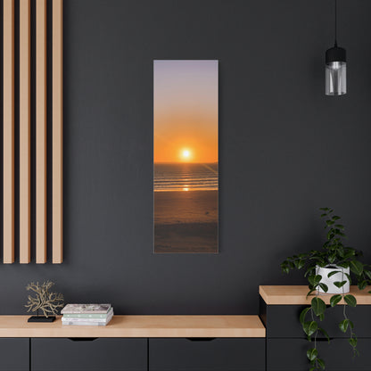 Sunset in ocean Matte Canvas, Stretched, 1.25"