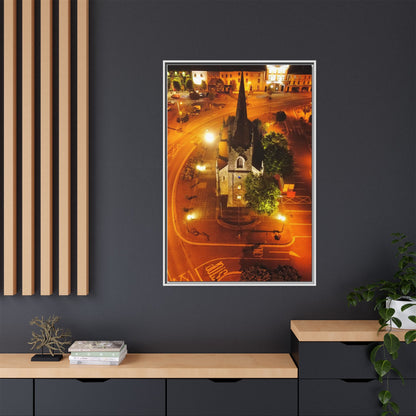 Listowel Church Matte Canvas, Framed (Multi-color)