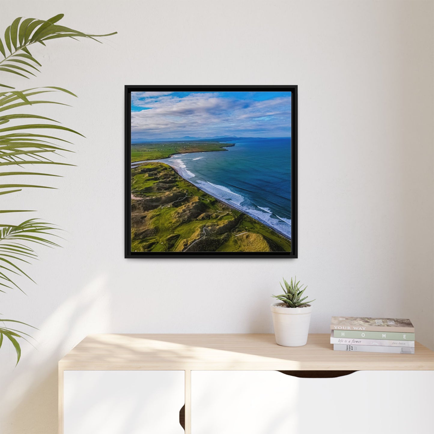 Kerry Landscape Matte Canvas, Framed (Multi-color)