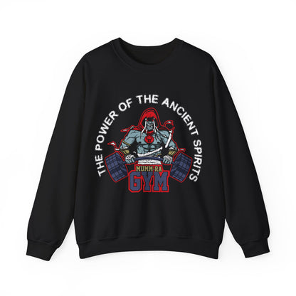 Mum-Ra Gym Crewneck Sweatshirt - The Power of the Ancient Spirits Black