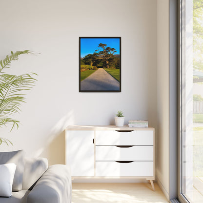 Muckross House Garden Matte Canvas, Framed (Multi-color)