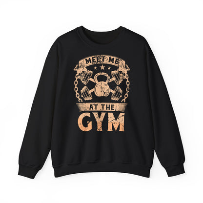 Meet Me At The Gym Unisex Heavy Blend™ Crewneck Sweatshirt