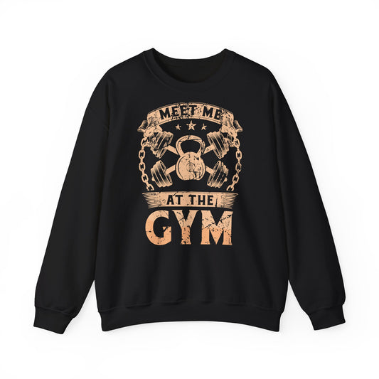 Meet Me At The Gym Unisex Heavy Blend™ Crewneck Sweatshirt