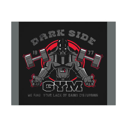 Gym Motivation Matte Poster - Dark Side Fitness Art
