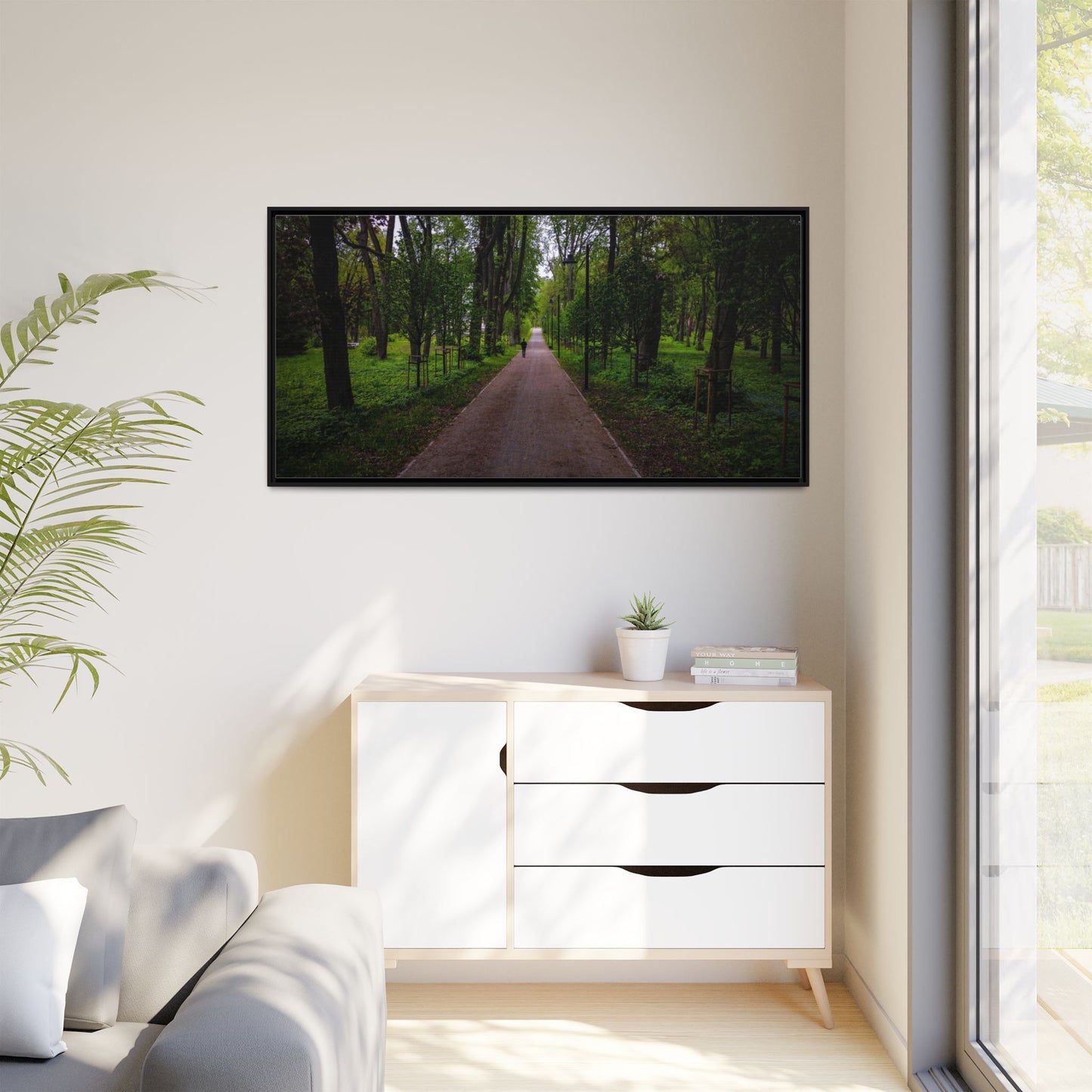 Zagares Park  Matte Canvas, Framed (Multi-color)