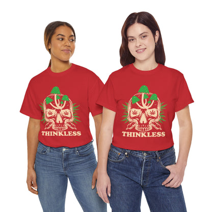Mushroom Skull 'THINKLESS' T-Shirt