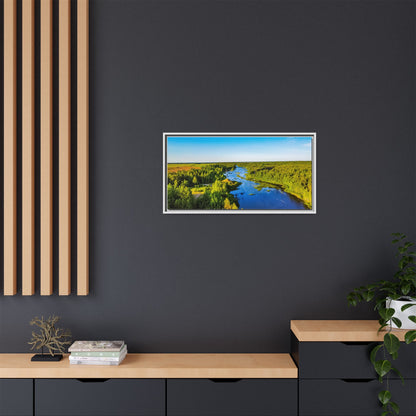 Zagares Lake Matte Canvas, Framed (Multi-color)
