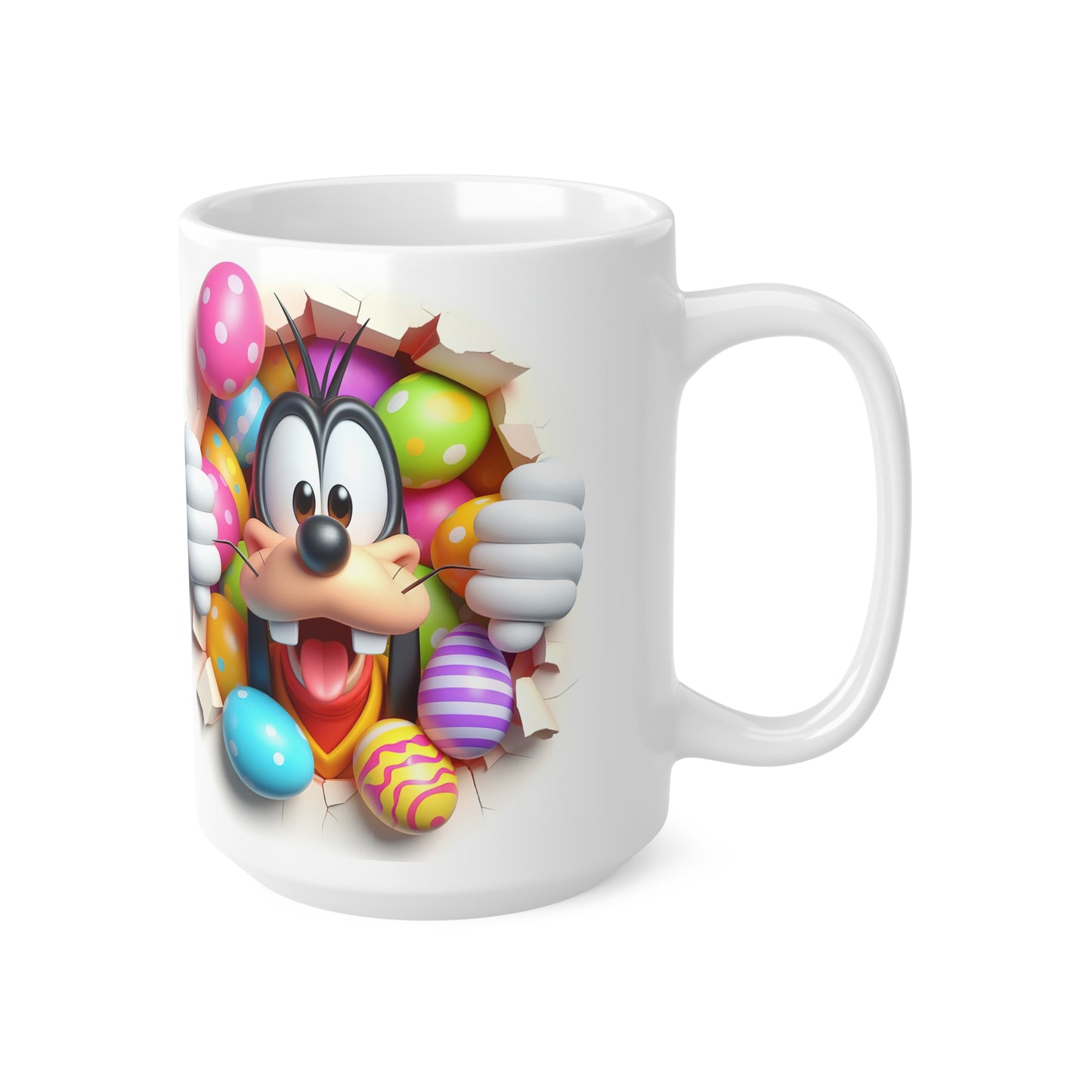 Colorful Cartoon Character Easter Coffee Mug - 11oz & 15oz