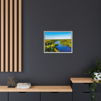 Zagares Lake Matte Canvas, Framed (Multi-color)