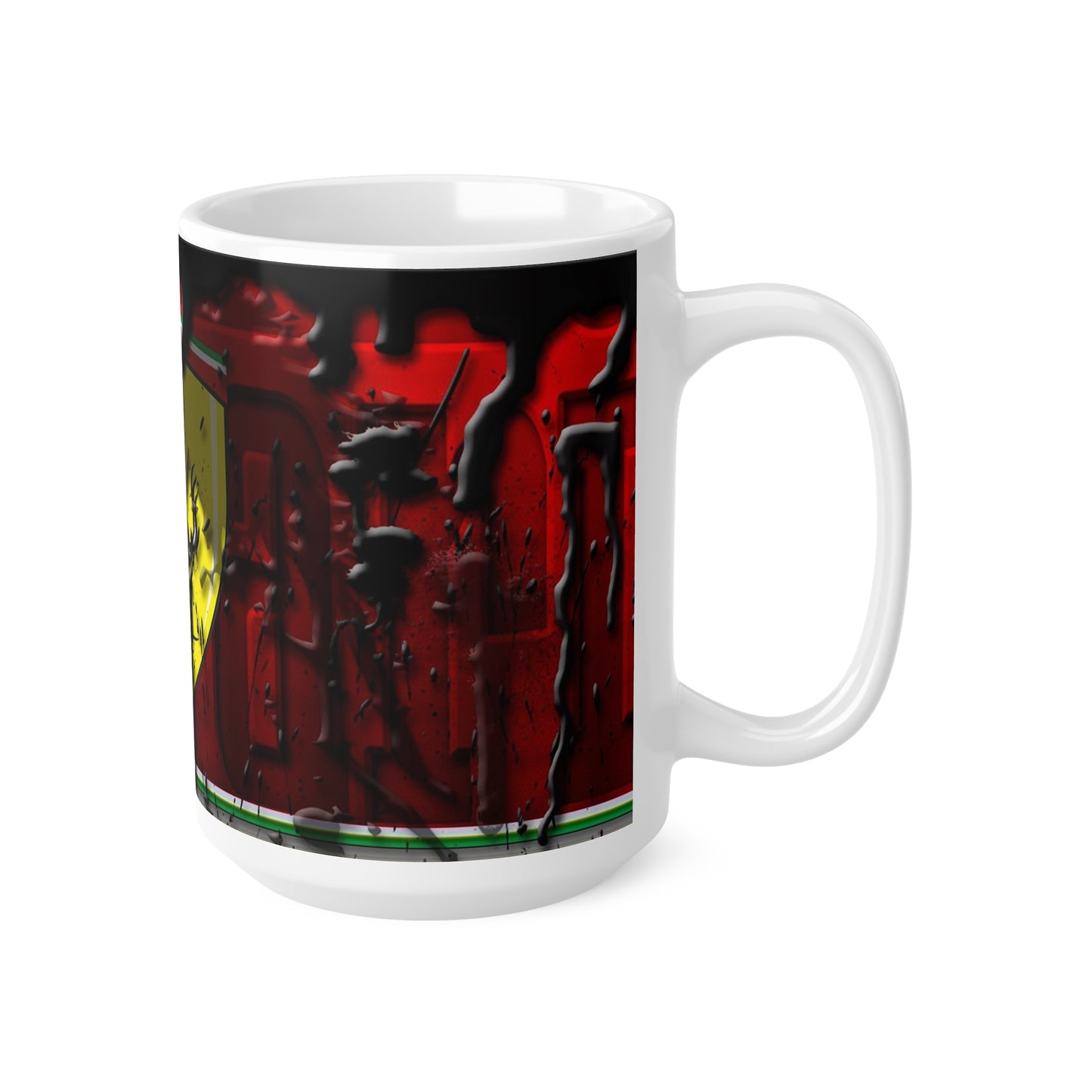 Ferrari-Inspired Ceramic Coffee Mug - 11oz and 15oz