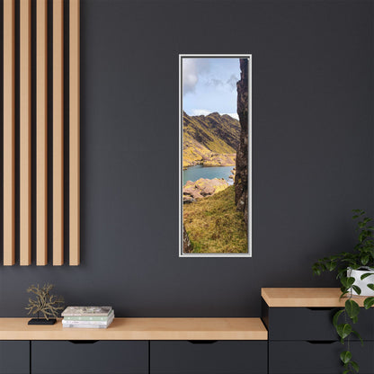 Mount Brandon Valley Matte Canvas, Framed (Multi-color)
