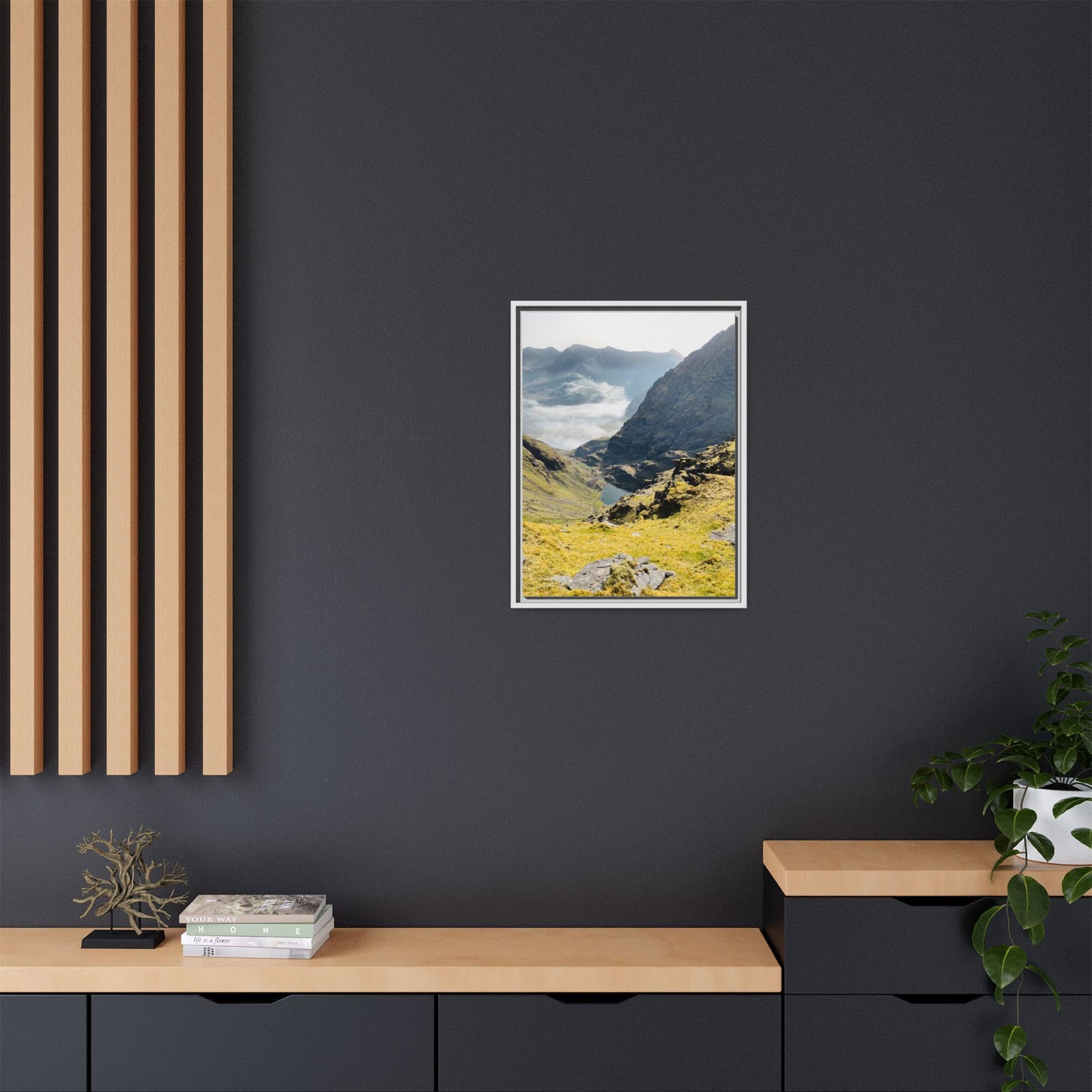 Kerry Mount Matte Canvas, Framed (Multi-color)