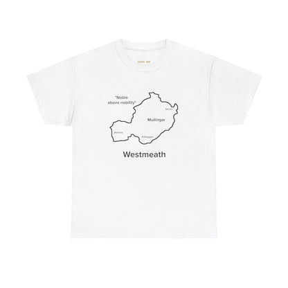Westmeath Unisex Heavy Cotton Tee White Edition