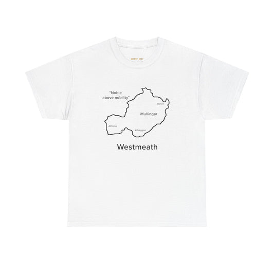 Westmeath Unisex Heavy Cotton Tee White Edition