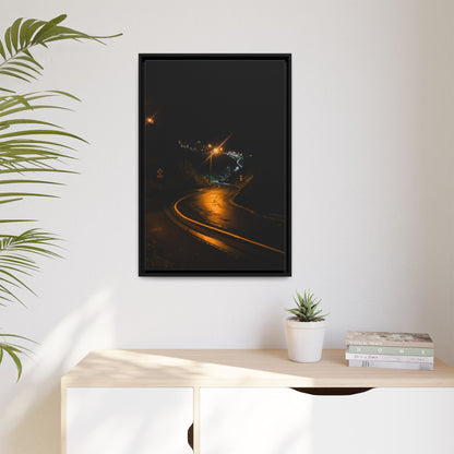 Ballybunion at Night Matte Canvas, Framed (Multi-color)