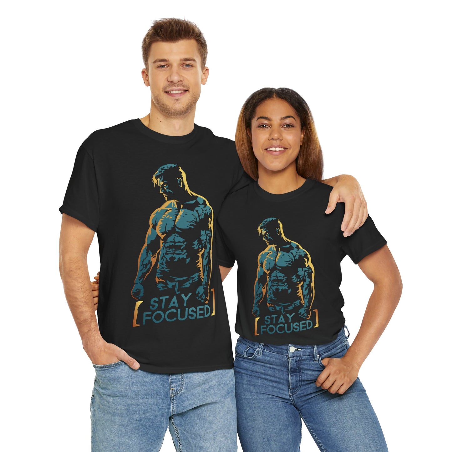Stay Focused II Unisex Heavy Cotton Tee