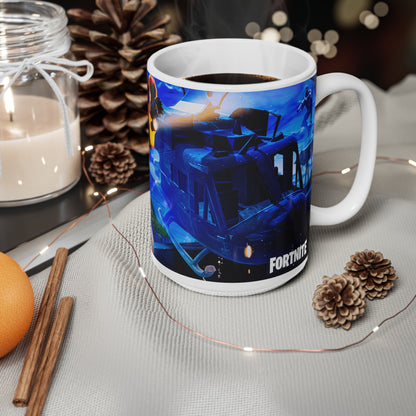 Heroic Ceramic Coffee Cups - 11oz & 15oz | Bold Action Design for Gamers