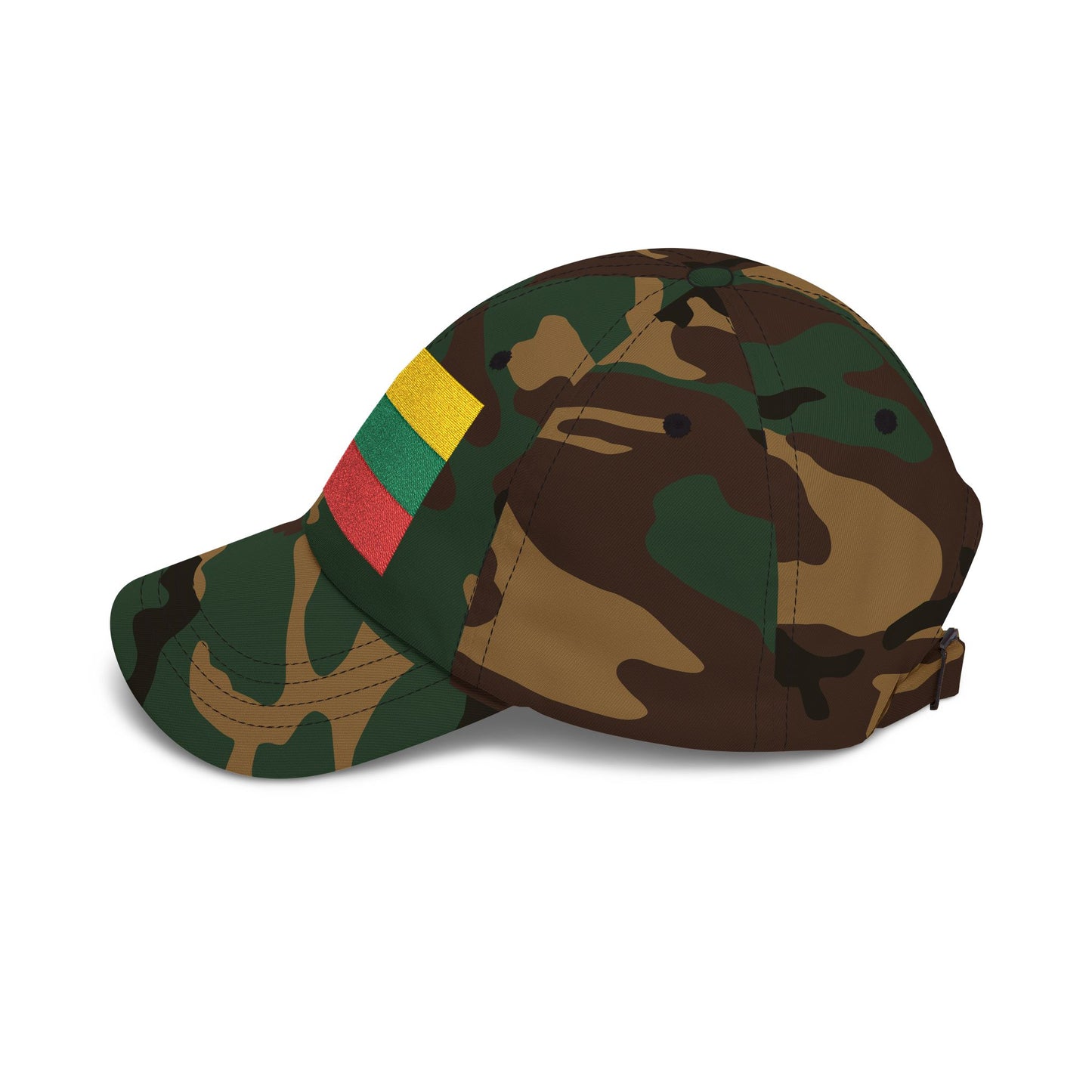 Lithuania Flag Embroidered Classic Dad Cap - Stylish Cotton Hat for Men