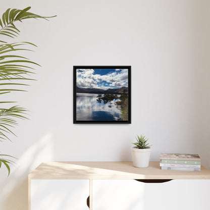 Lake Matte Canvas, Framed (Multi-color)