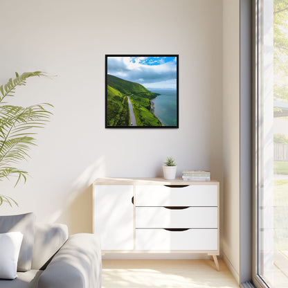 Ring of Kerry Drive Matte Canvas, Framed (Multi-color)